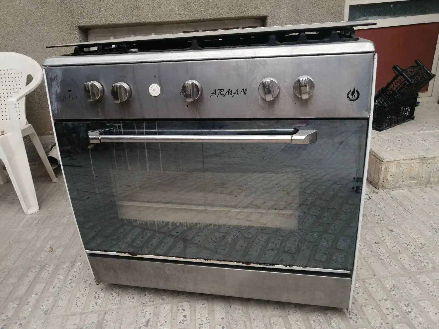 گاز 5 شعله طرح فر|اجاق گاز و لوازم برقی پختوپز|هرسین, |دیوار