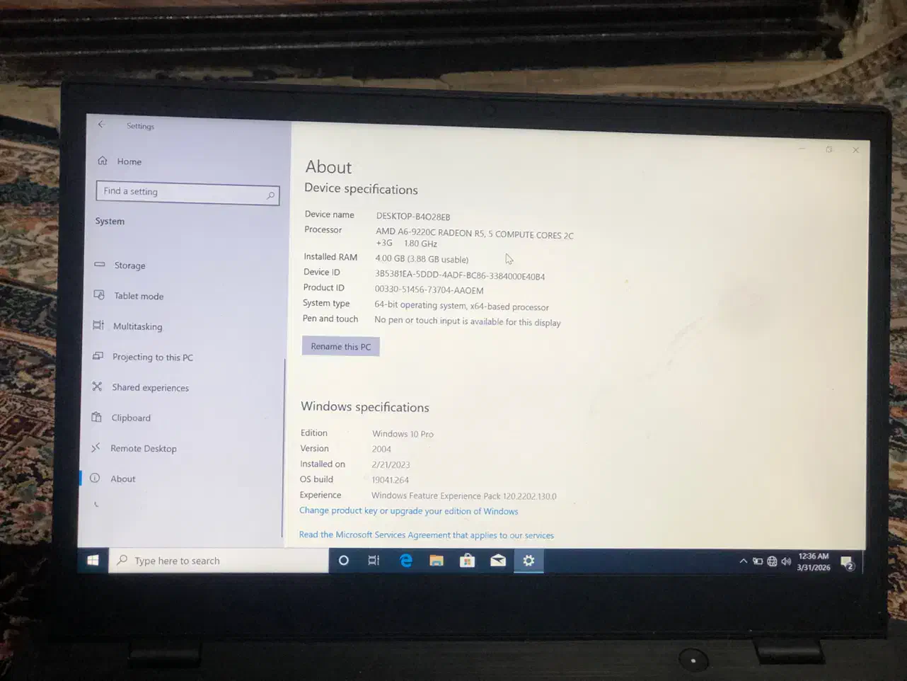 لپ تاب  Lenovo|رایانه همراه|بانه, |دیوار