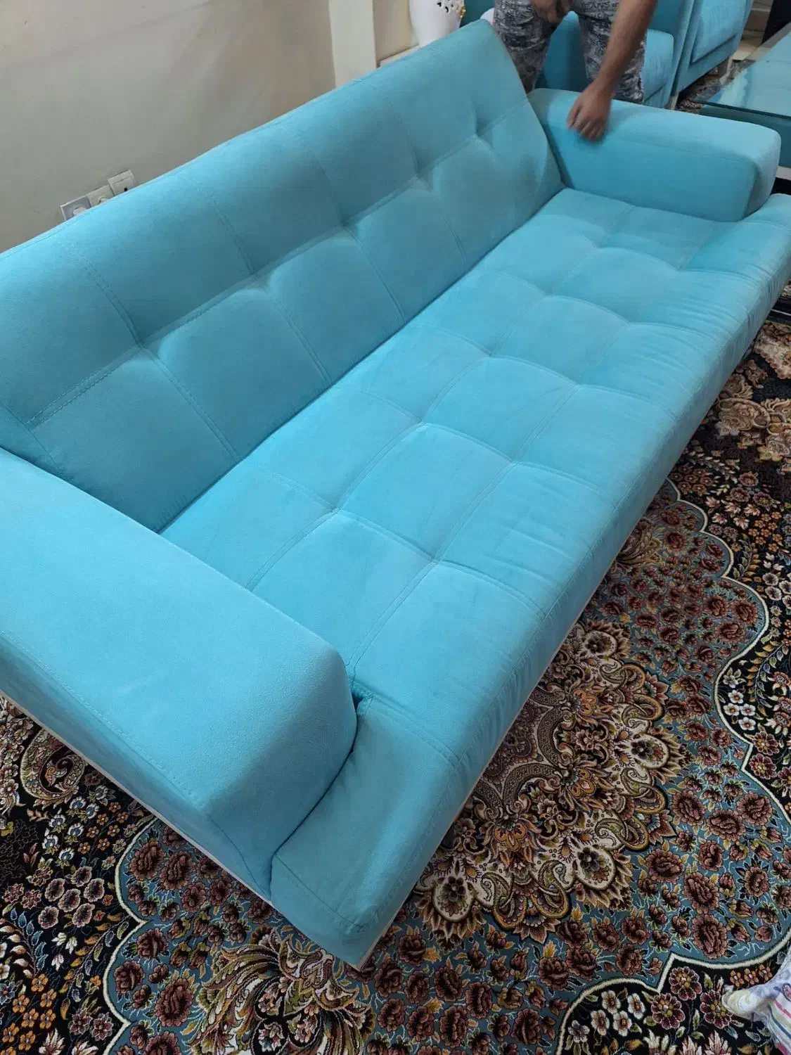 مبل راحتی در حد نو|مبلمان خانگی و میز عسلی|رباطکریم, رباطکریم|دیوار