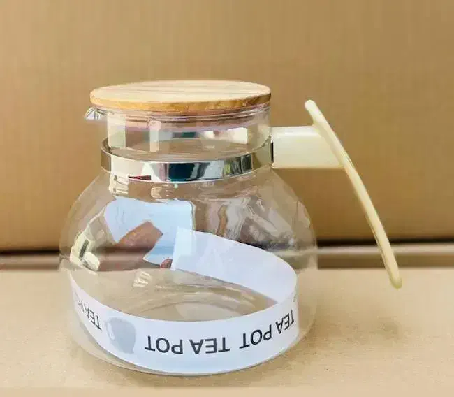 قوری پیرکس درب چوبی بامبو|قوری، کتری، قهوهساز دستی|مشهد, شهرک بهارستان|دیوار