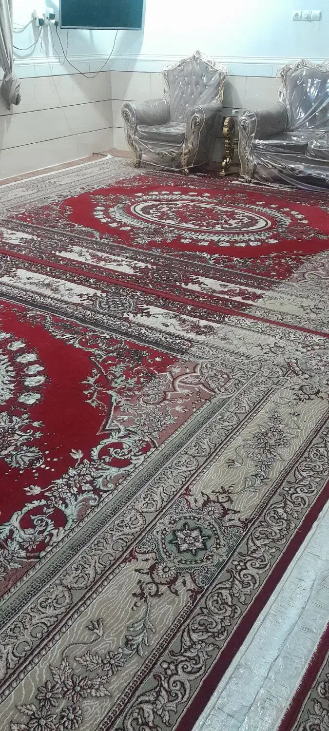 قالی ۱۲ متری|فرش|کارون, |دیوار