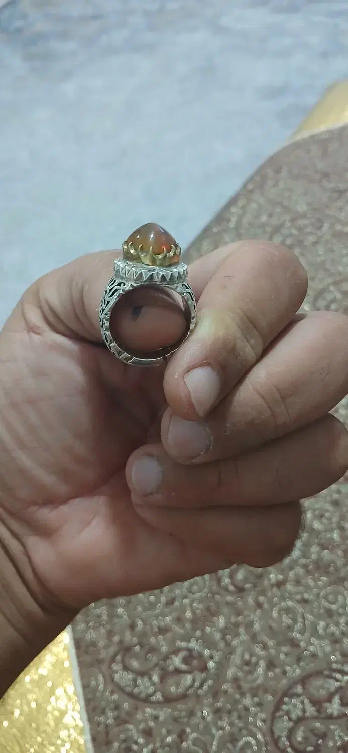 انگشتر اوپال اتیوپی|جواهرات|کرمانشاه, |دیوار