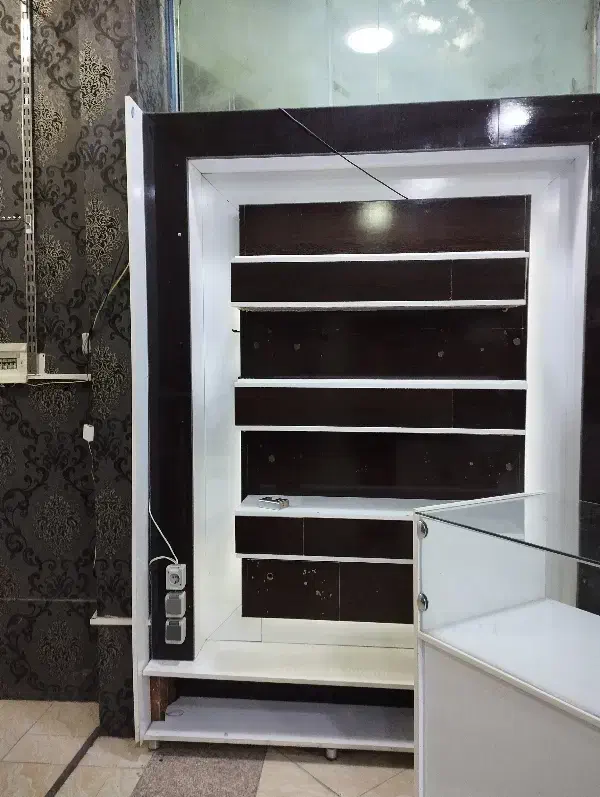 دکور مغازه|کتابخانه، شلف، قفسه‌های دیواری|یاسوج, |دیوار