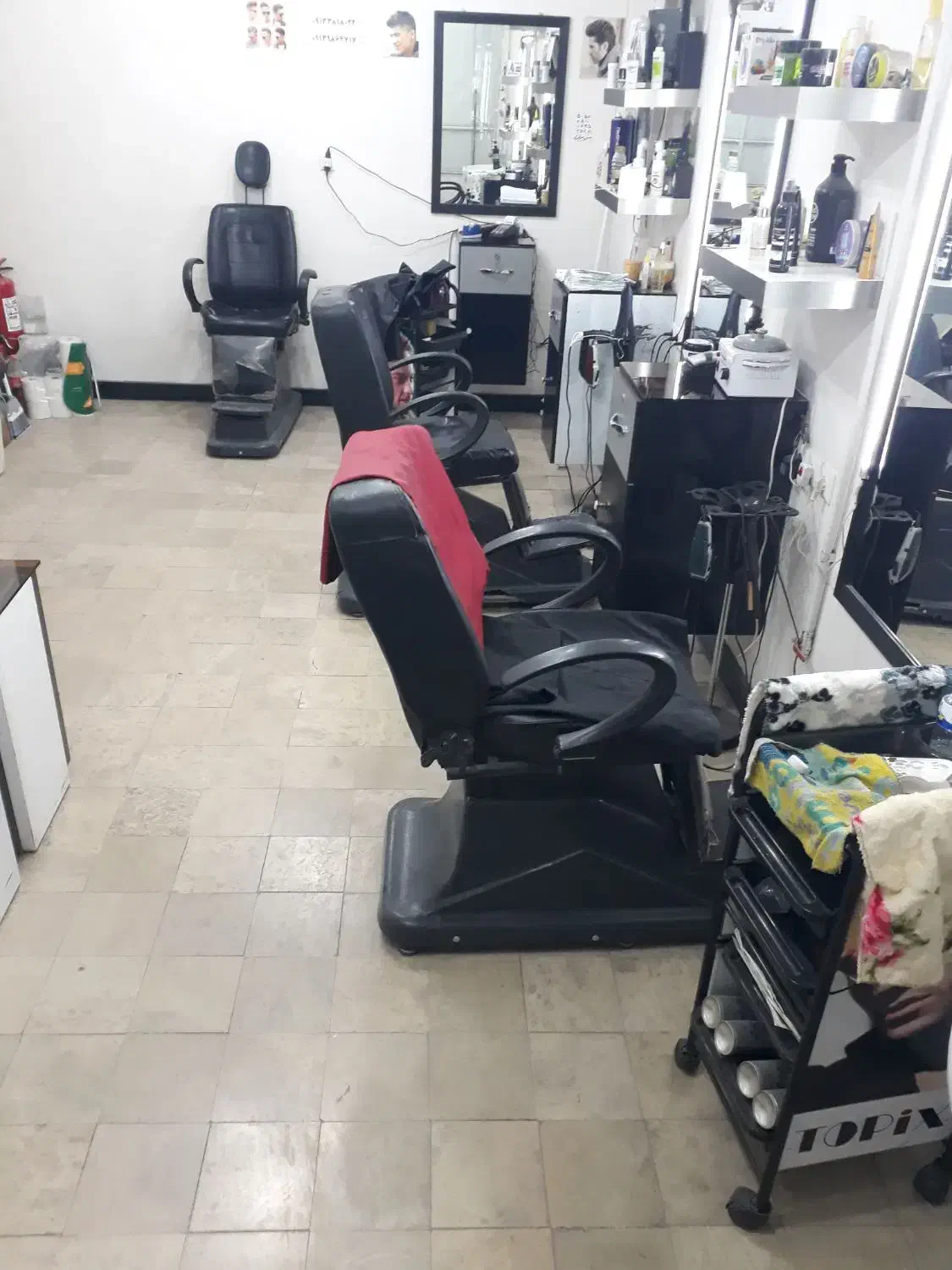 صندلی آرایشگاهی،آرایشگری،آرایشگاه|آرایشگاه و سالنهای زیبایی|شهرکرد, |دیوار