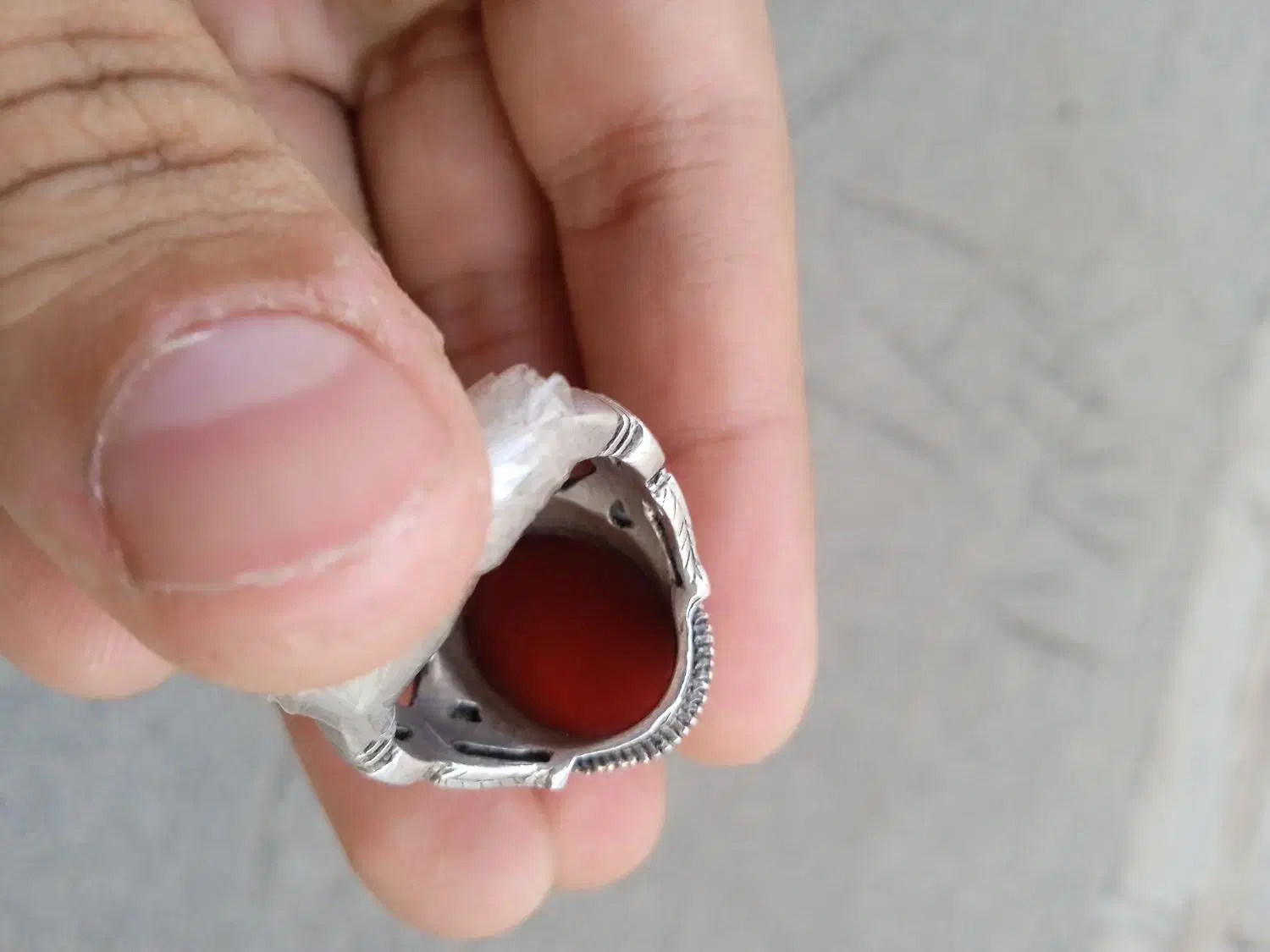 انگشتر عقیق دستساز قیمت توافقی|جواهرات|قم, حنیف نژاد|دیوار