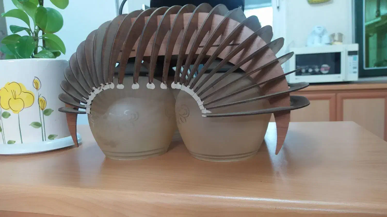 لوستر چوبی ۴حباب و تک حباب|لوستر و چراغ آویز|تهران, هفده شهریور|دیوار