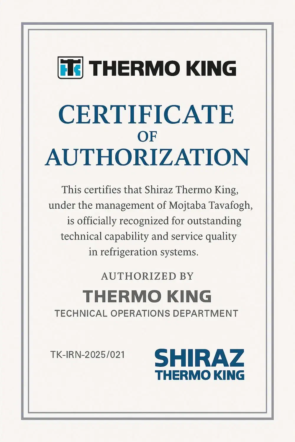 تعمیرات تخصصی ترموکینگ|خدمات پیشه و مهارت|شیراز, شهرک صنعتی شیراز|دیوار