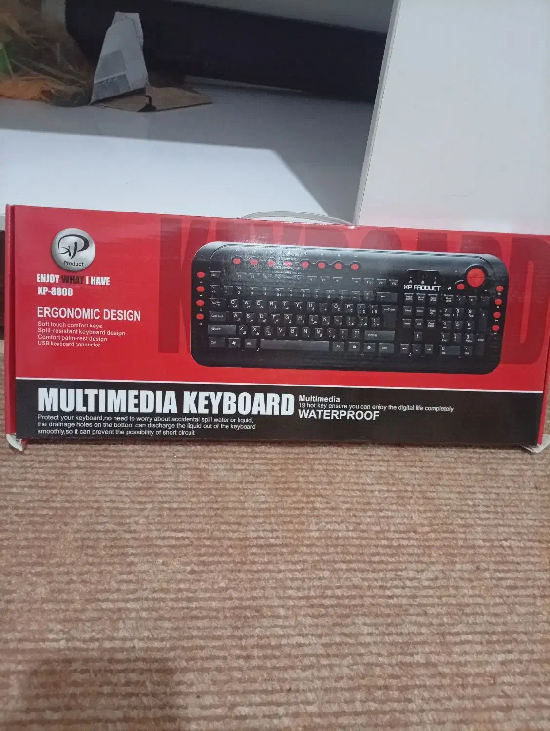 کیبورد صحفه کلید کامپیوتر|قطعات و لوازم جانبی رایانه|اهواز, منبع اب|دیوار