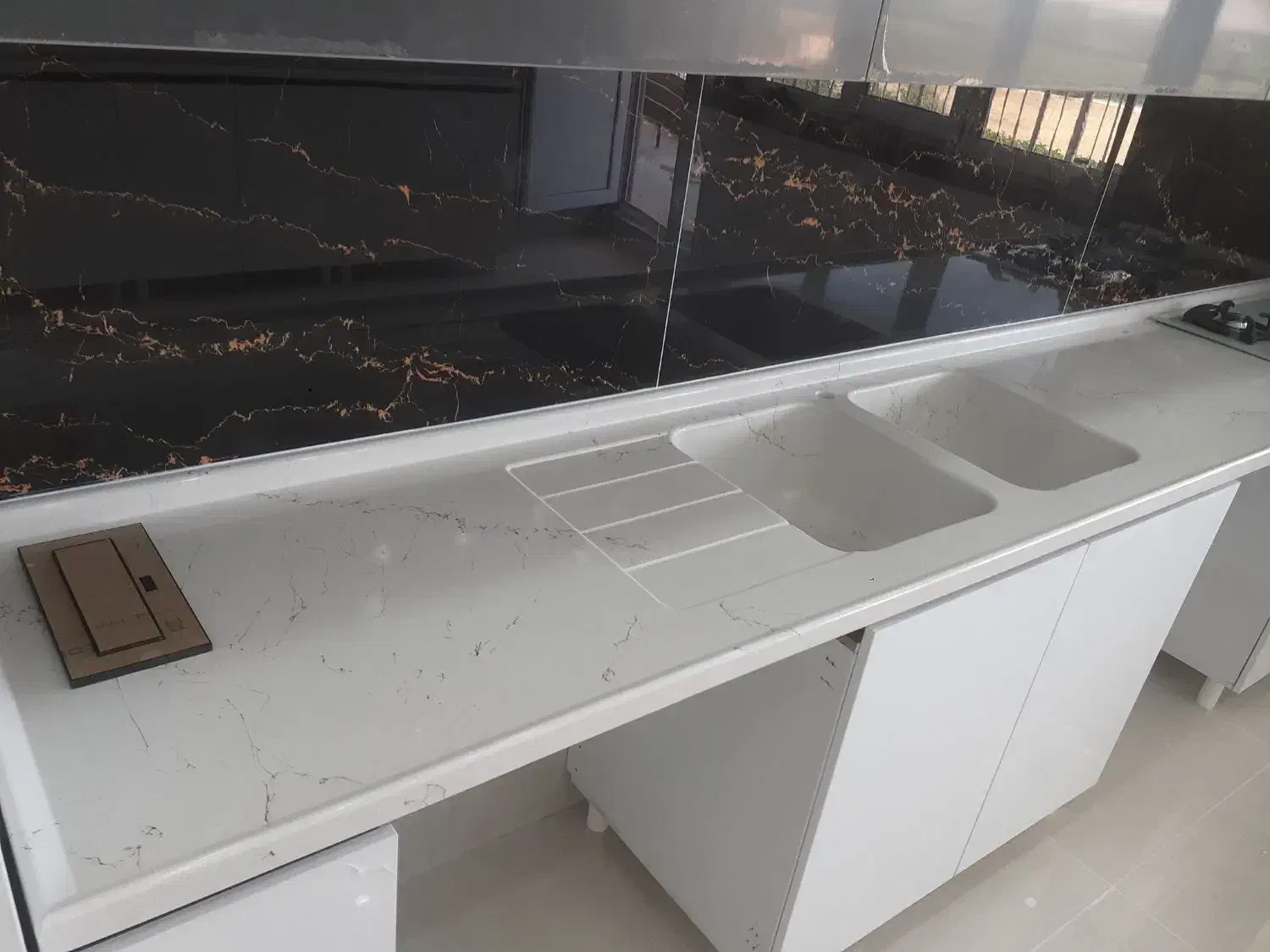 تولید و ساخت سینگ ظرفشویی سنگ‌مصنوعی|خدمات پیشه و مهارت|ارومیه, |دیوار