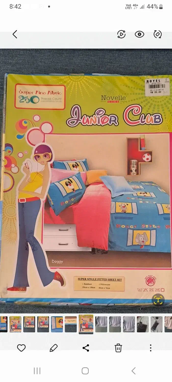 ملافه یکنفره نو خارجی همراه روبالشی|سرویس روتختی|تهران, امانیه|دیوار