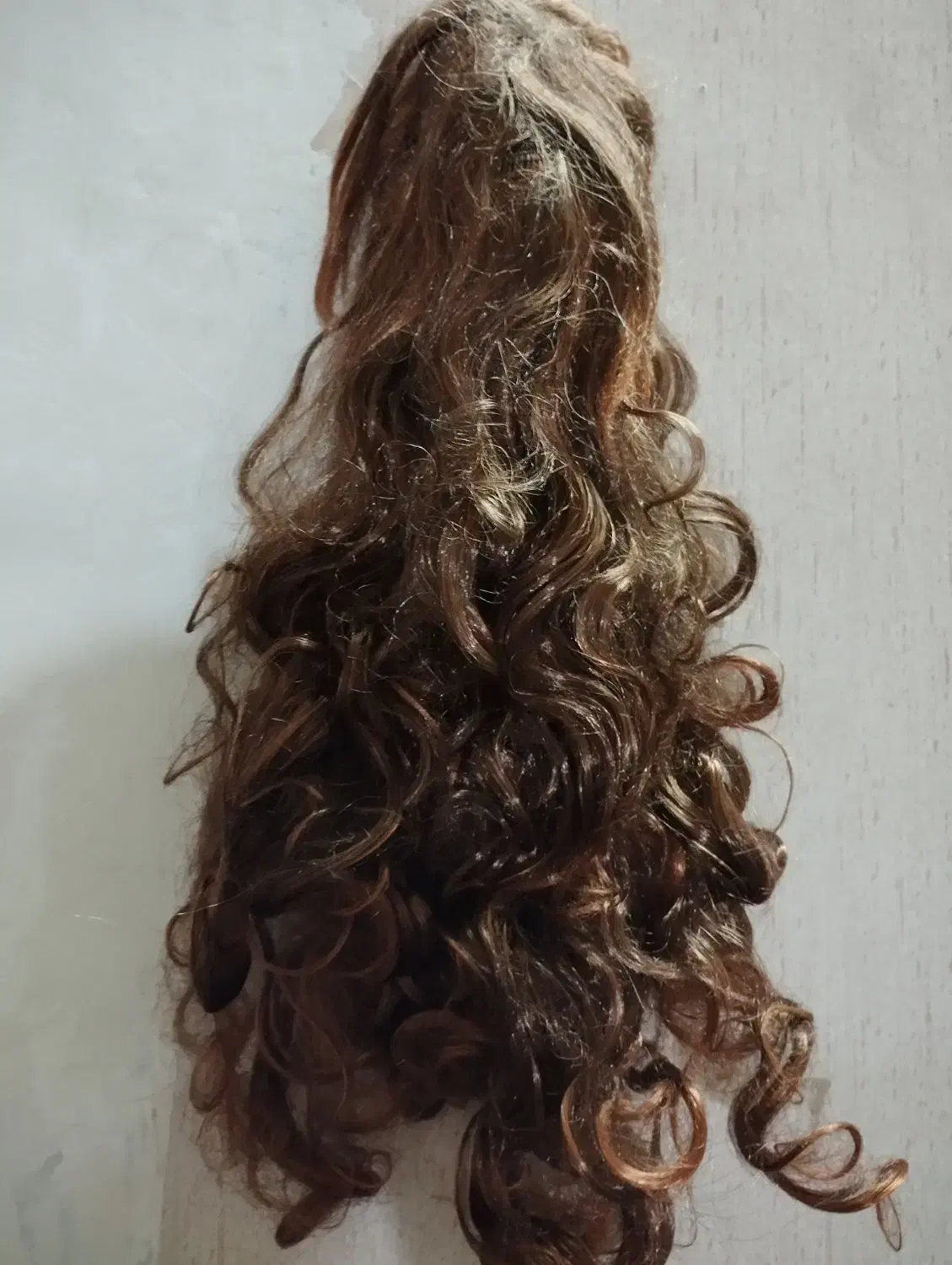 کلاه گیس قهوه ای|آرایشی، بهداشتی، درمانی|کرمانشاه, |دیوار