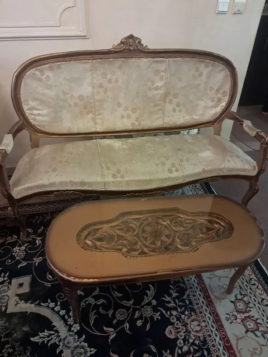 فروش مبل هفت نفره سلطنتی|مبلمان خانگی و میز عسلی|پردیس, فاز ۲|دیوار