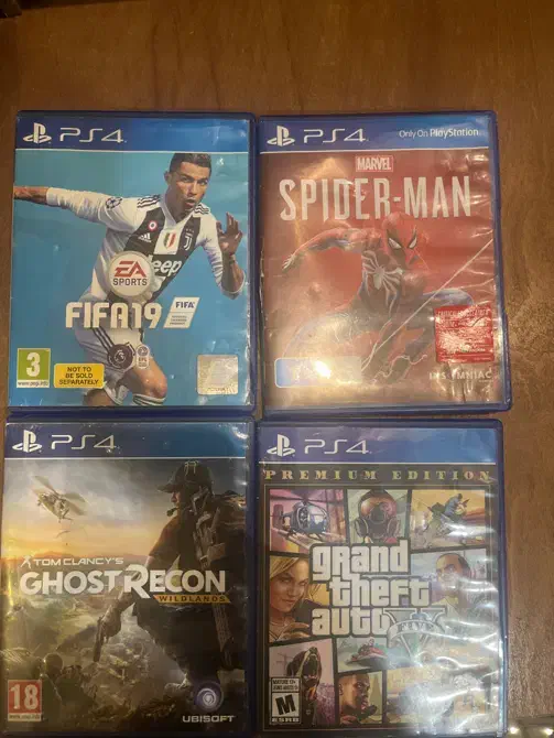 چند تا سی دی دی ps4 در حد نو|کنسول، بازی ویدئویی و آنلاین|تهران, قنات‌کوثر|دیوار