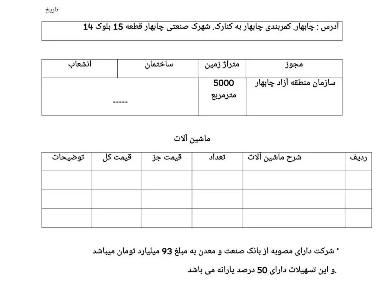 زمین صنعتی جاده چابهار-نیکشهر منطقه آزاد چابهار|فروش دفتر صنعتی، کشاورزی، تجاری|کنارک, |دیوار