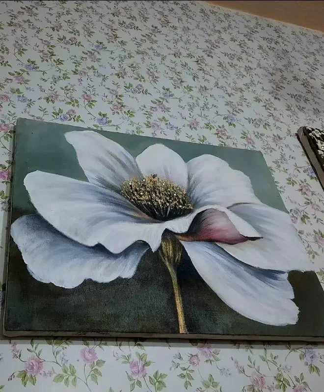 تابلو رنگ روغن طرح تابلو فرش نگین کاری شده|تابلو، نقاشی، عکس|تبریز, |دیوار