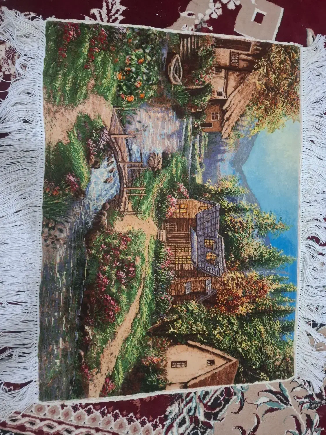 تابلوفرش دست بافت|تابلو فرش|بهارستان, |دیوار