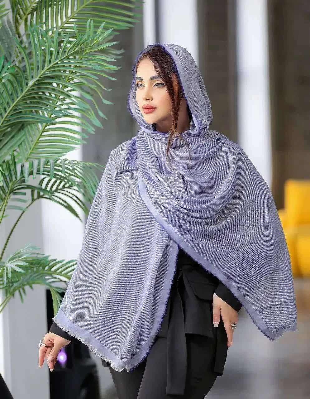 شال حصیری چهارطرف ریش در 12رنگ|لباس|گلپایگان, |دیوار