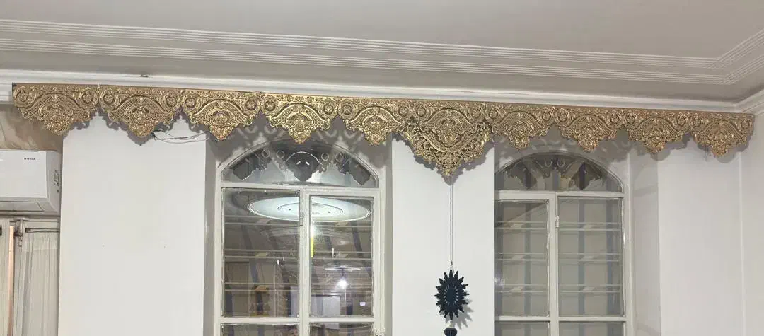 کتیبه پرده|پرده، رانر، رومیزی|شیراز, کرونی(خاتونک)|دیوار