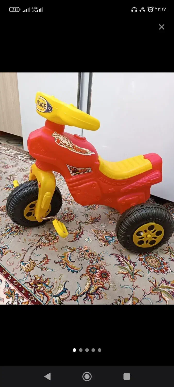 سه چرخه کوچک و بزرگ وآینه موتور و ماشین نشکن|اسباببازی|قم, حاج خلیل|دیوار