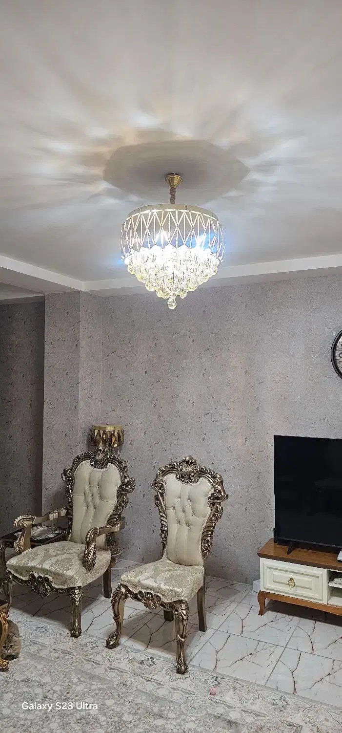 فروش سه عدد لوستر و آباژور با ریموت کنترل|لوستر و چراغ آویز|کرمانشاه, |دیوار