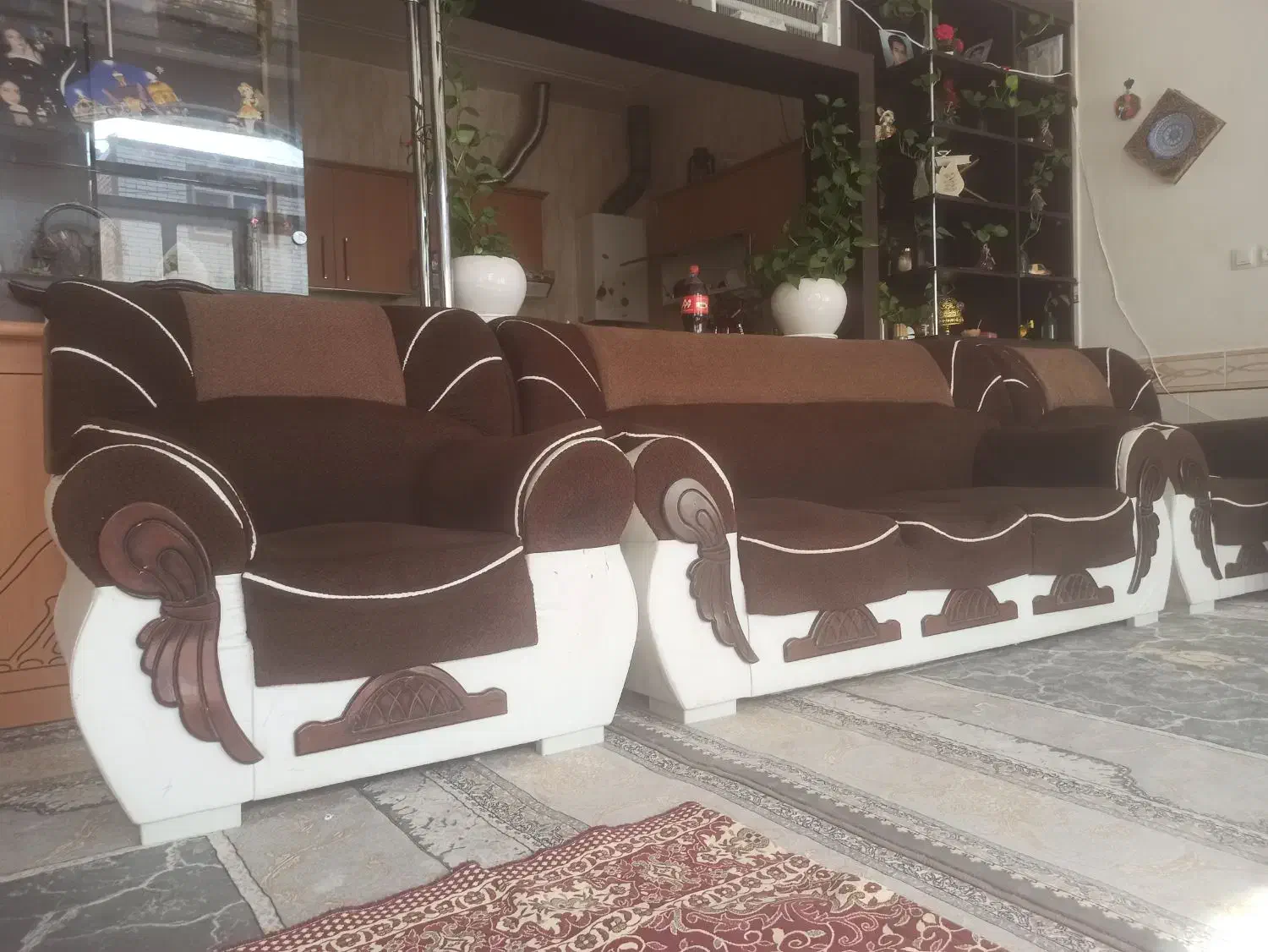 مبل پنج نفره|مبلمان خانگی و میز عسلی|رودشت (اصفهان), |دیوار