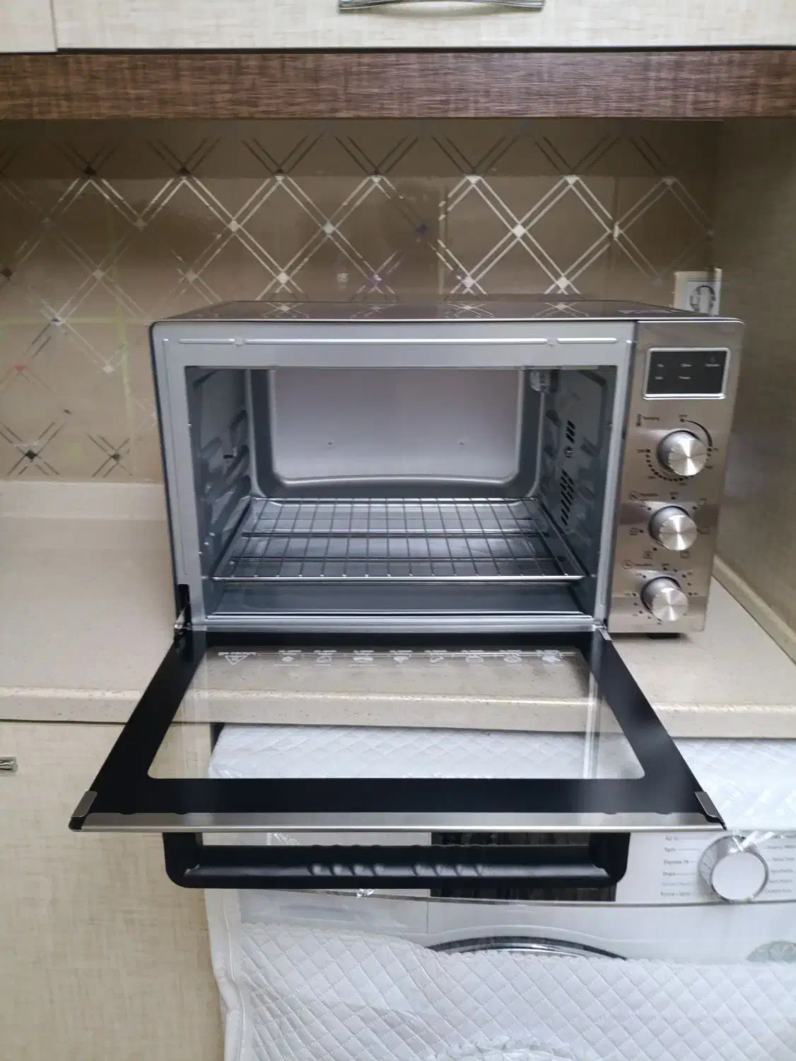 توستر روگن 50لیتر تمام استیل صحفه نمایش دیجیتال|اجاق گاز و لوازم برقی پختوپز|مریوان, |دیوار