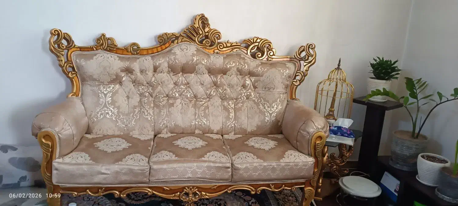 مبل ۷نفره|مبلمان خانگی و میز عسلی|رباط‌کریم, رباط‌کریم|دیوار