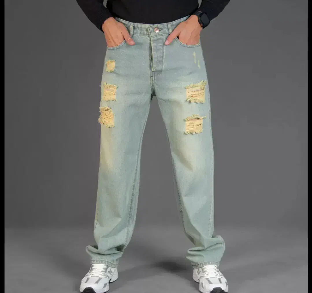 شلوار جین مردانه بگ آبی|لباس|کرمان, |دیوار