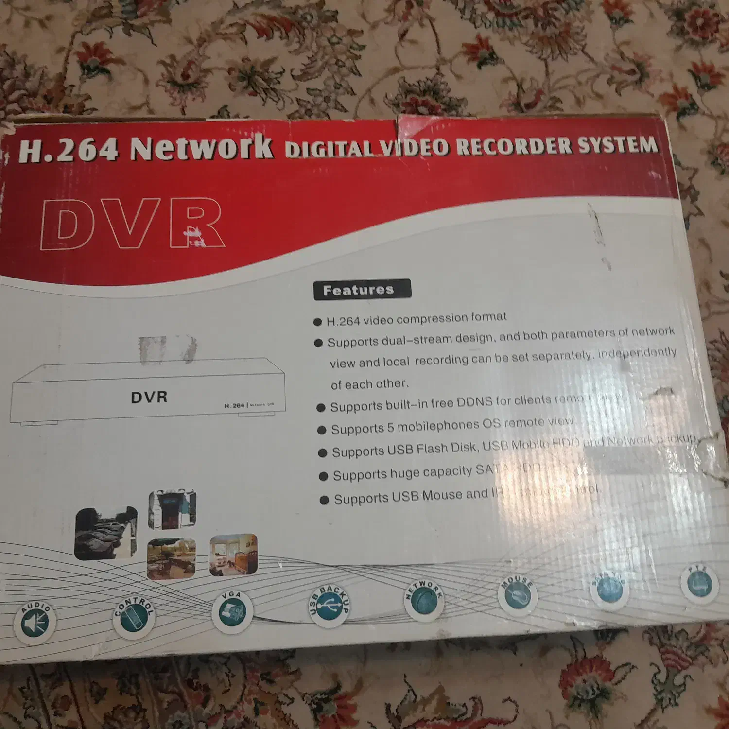 Dvr gtive 16 کانال|دوربین مداربسته|شیراز, زرهی|دیوار