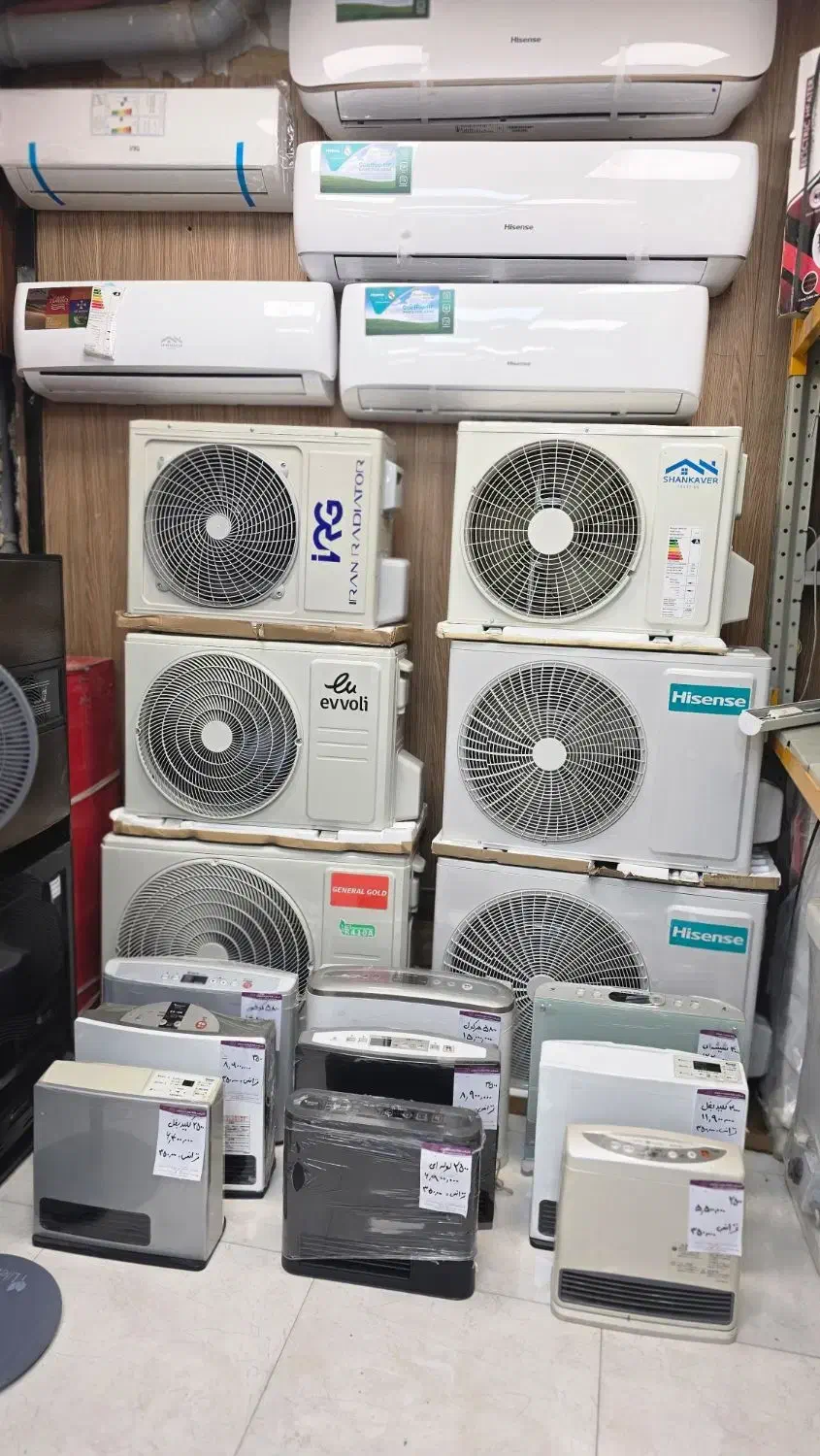 کولرگازی هایسنس نصب رایگان 5 سال گارانتی|کولر گازی و فن‌کوئل|مشهد, گاز|دیوار