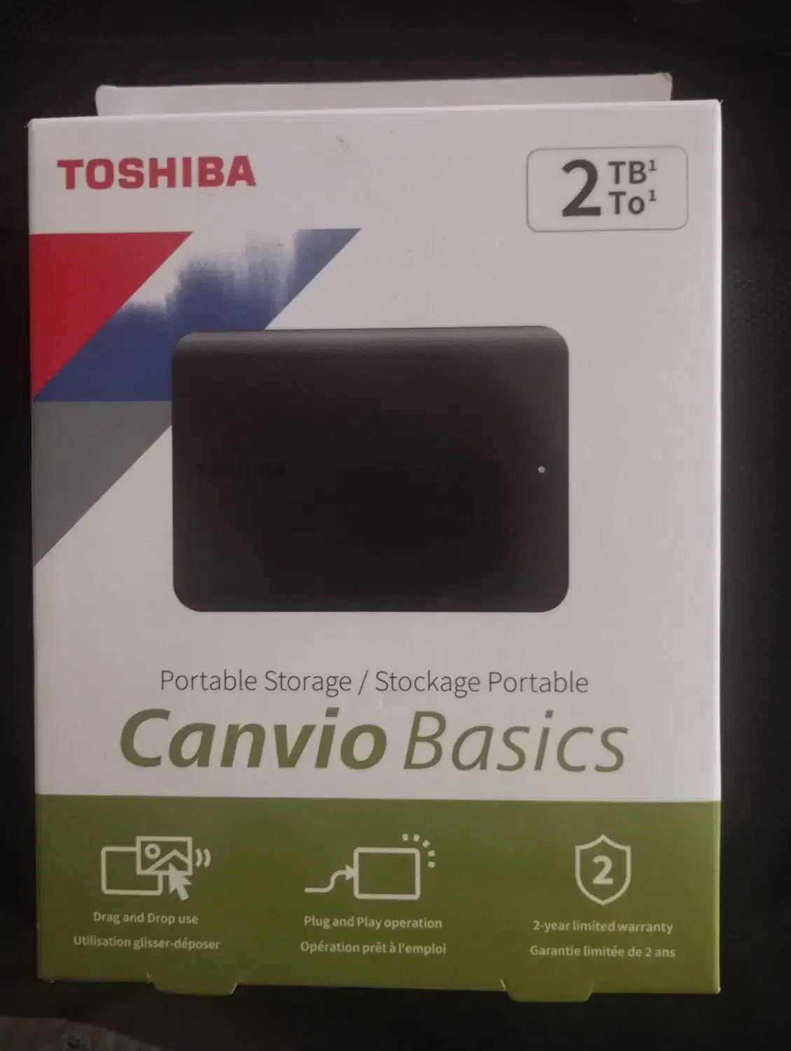 هارد اکسترنال 2 ترا toshiba|قطعات و لوازم جانبی رایانه|تبریز, |دیوار