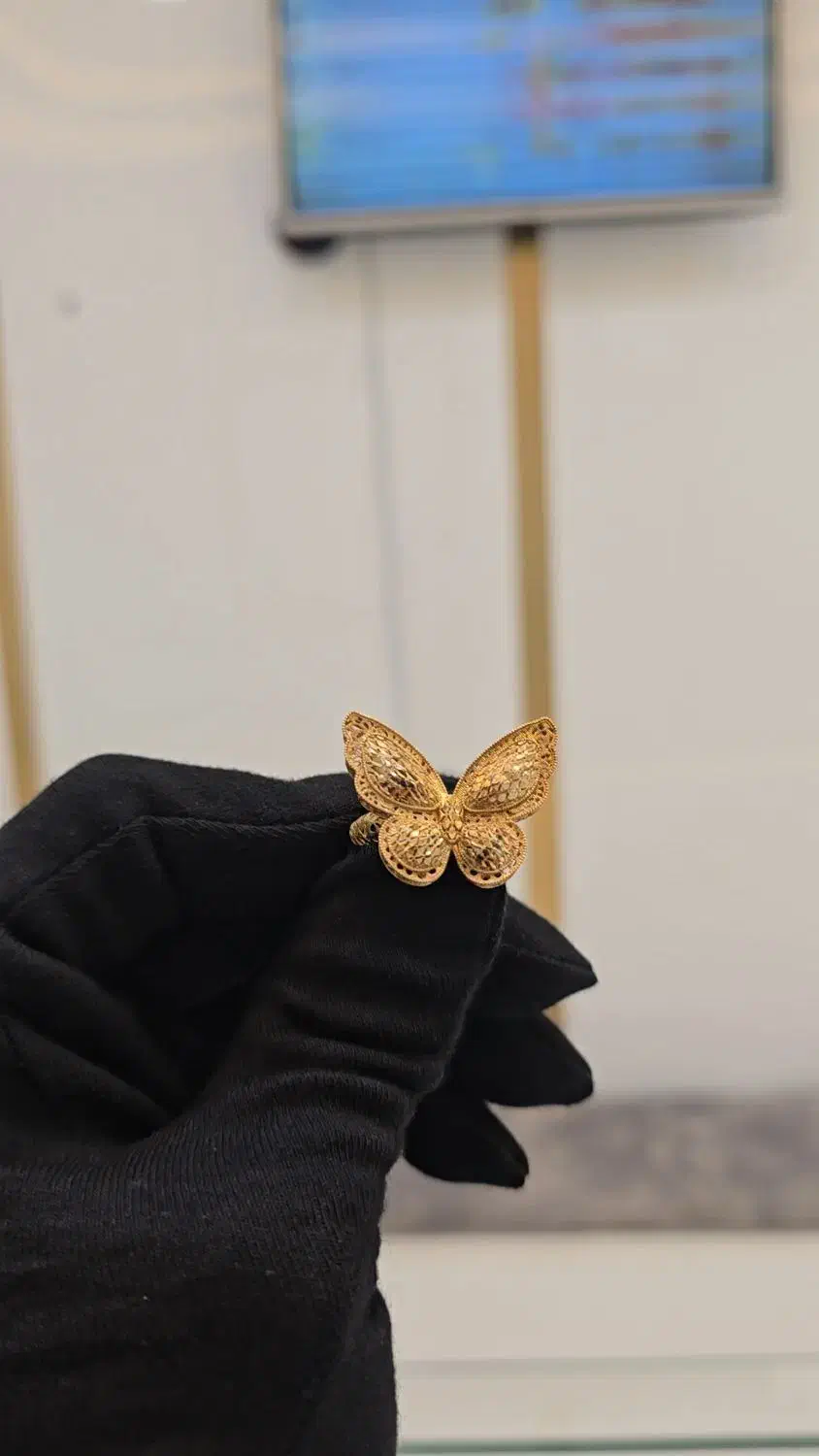 انگشتر و پلاک پروانه بدون اجرت|جواهرات|زنجان, |دیوار