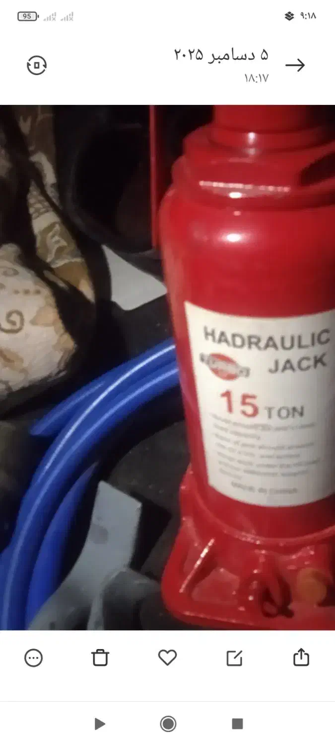 جک روغنی 15تنی|قطعات یدکی و لوازم جانبی|بندر کنگان, |دیوار