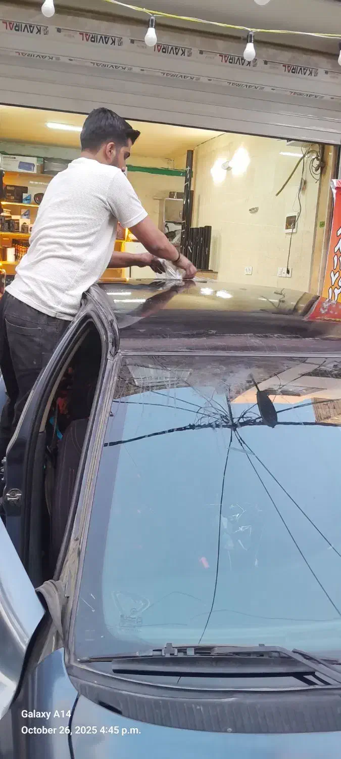 شیشه دودی با گارانتی ۷۵۰ تومن|خدمات موتور و ماشین|تهران, خاک سفید|دیوار