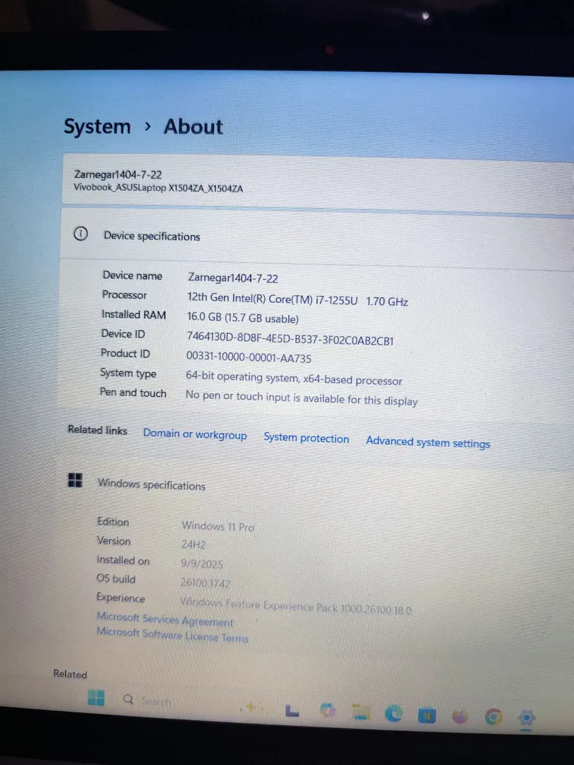 فروش لپ تاپ vivobook|رایانه همراه|شاهین‌شهر, شهرک میلاد|دیوار