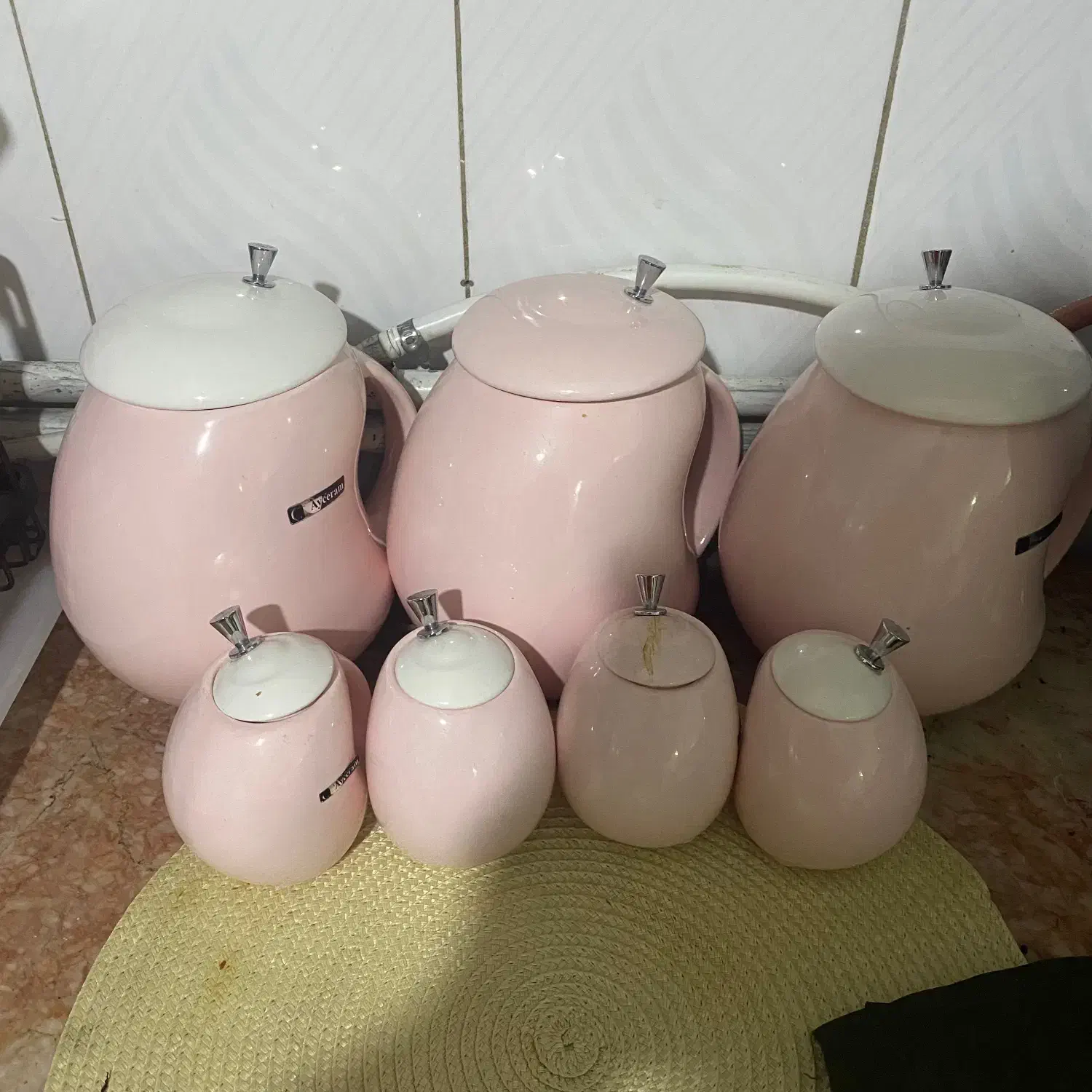 پاسماوری صورتی|ظروف سرو و پذیرایی|مشهد, ایثارگران|دیوار