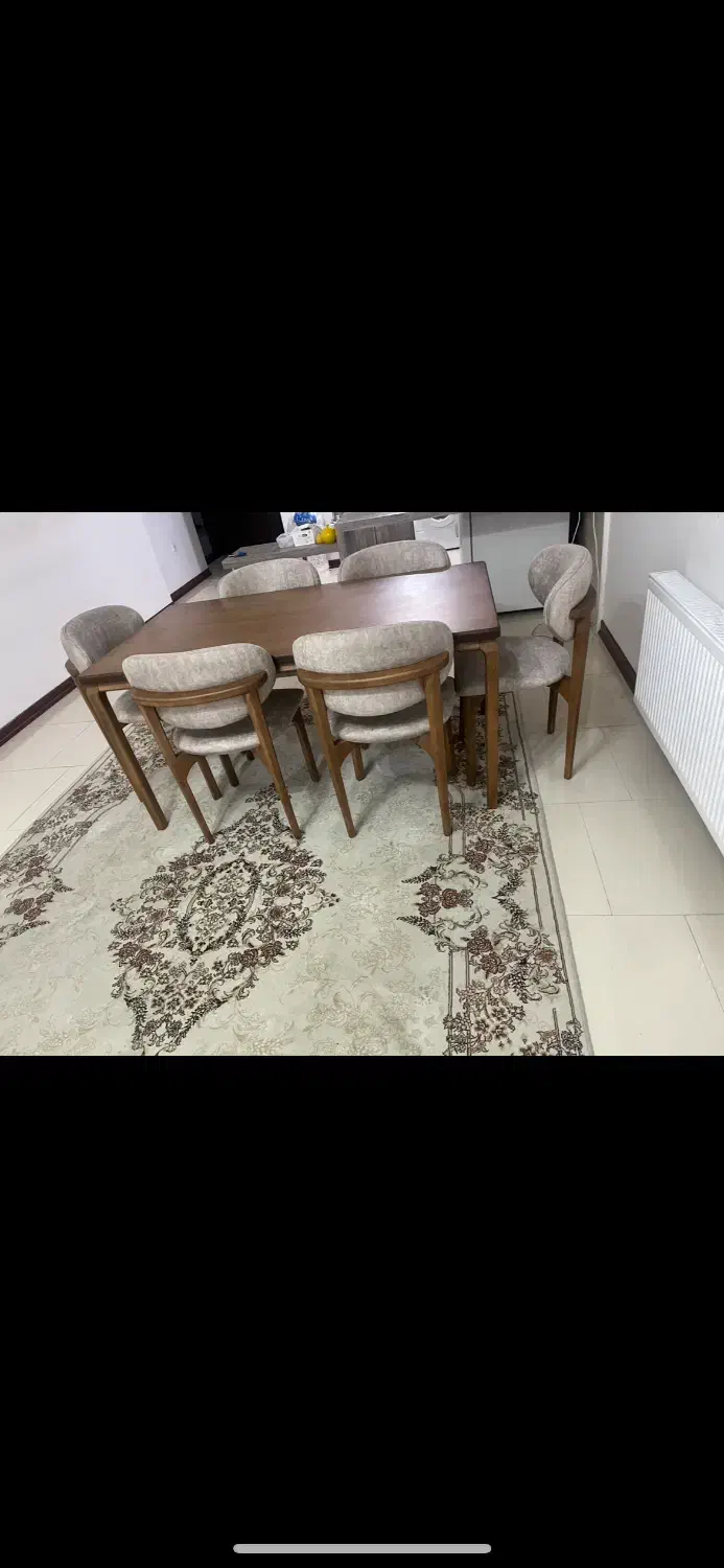 فروش مبل راحتی۸ نفره  و میز نهار خوری ۶نفره راش نو|مبلمان خانگی و میز عسلی|ساری, |دیوار