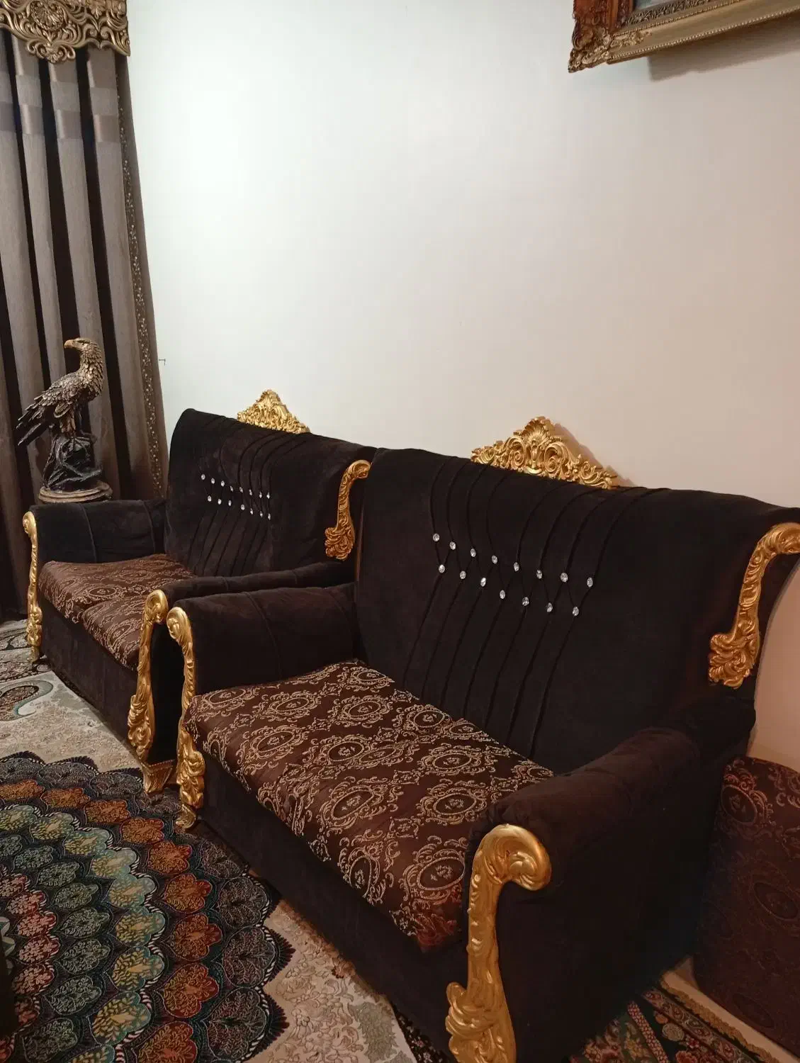 مبلمان|مبلمان خانگی و میز عسلی|نجف‌آباد, باغ ملی|دیوار