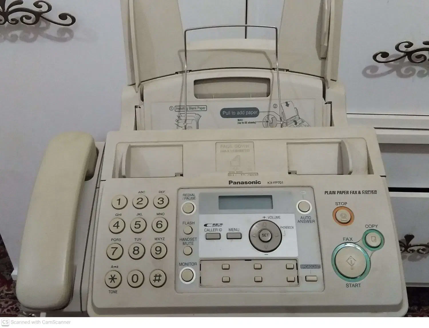 فکس پاناسونیک مدل KX-FT701|پرینتر، اسکنر، کپی، فکس|خورموج, |دیوار
