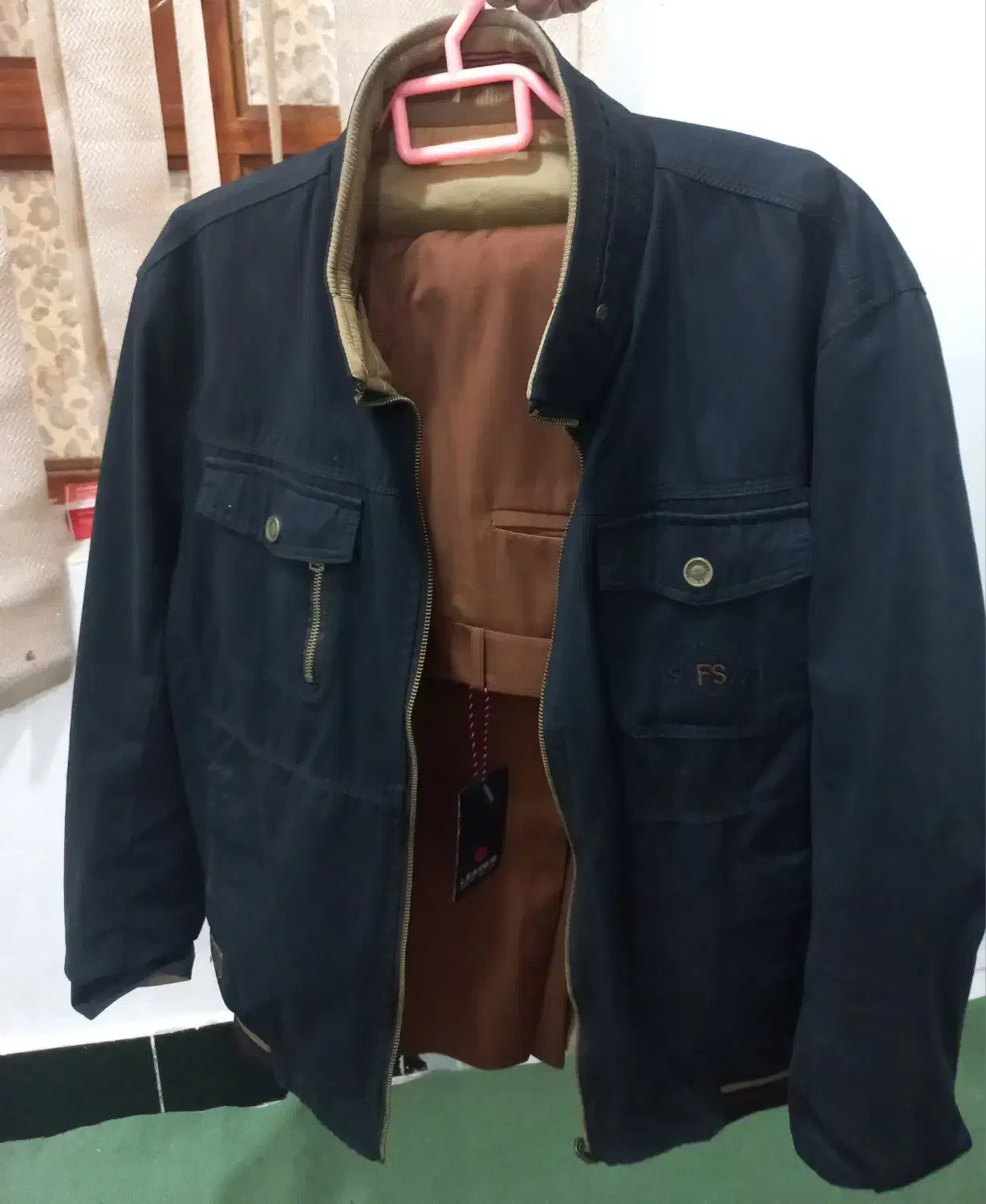 کاپشن دو رویه و شلوار کتان نو|لباس|دهدشت, |دیوار