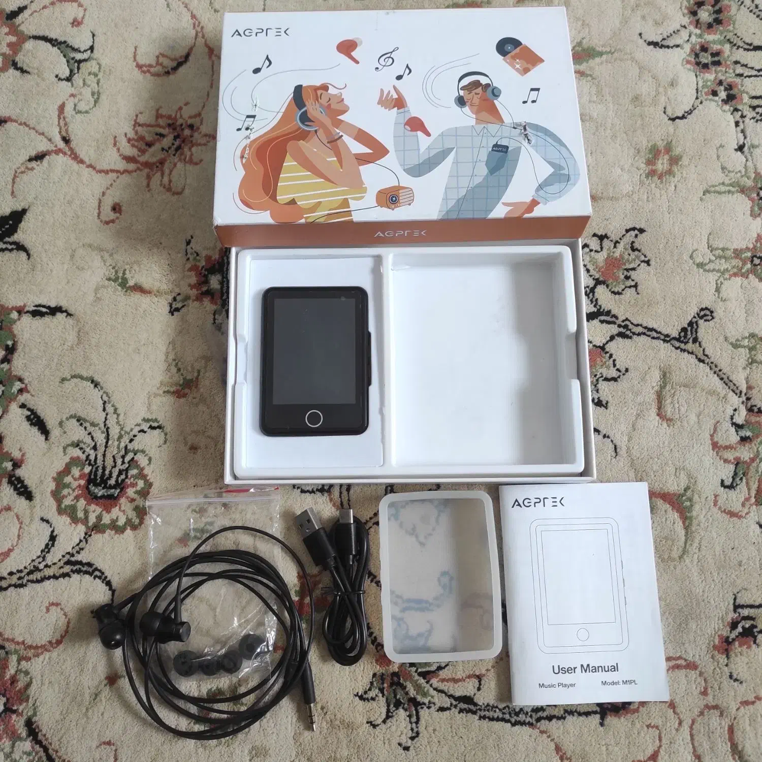 mp3 player پلیر agptek مدل M1PL|پخش‌کننده همراه|رشت, جانبازان|دیوار