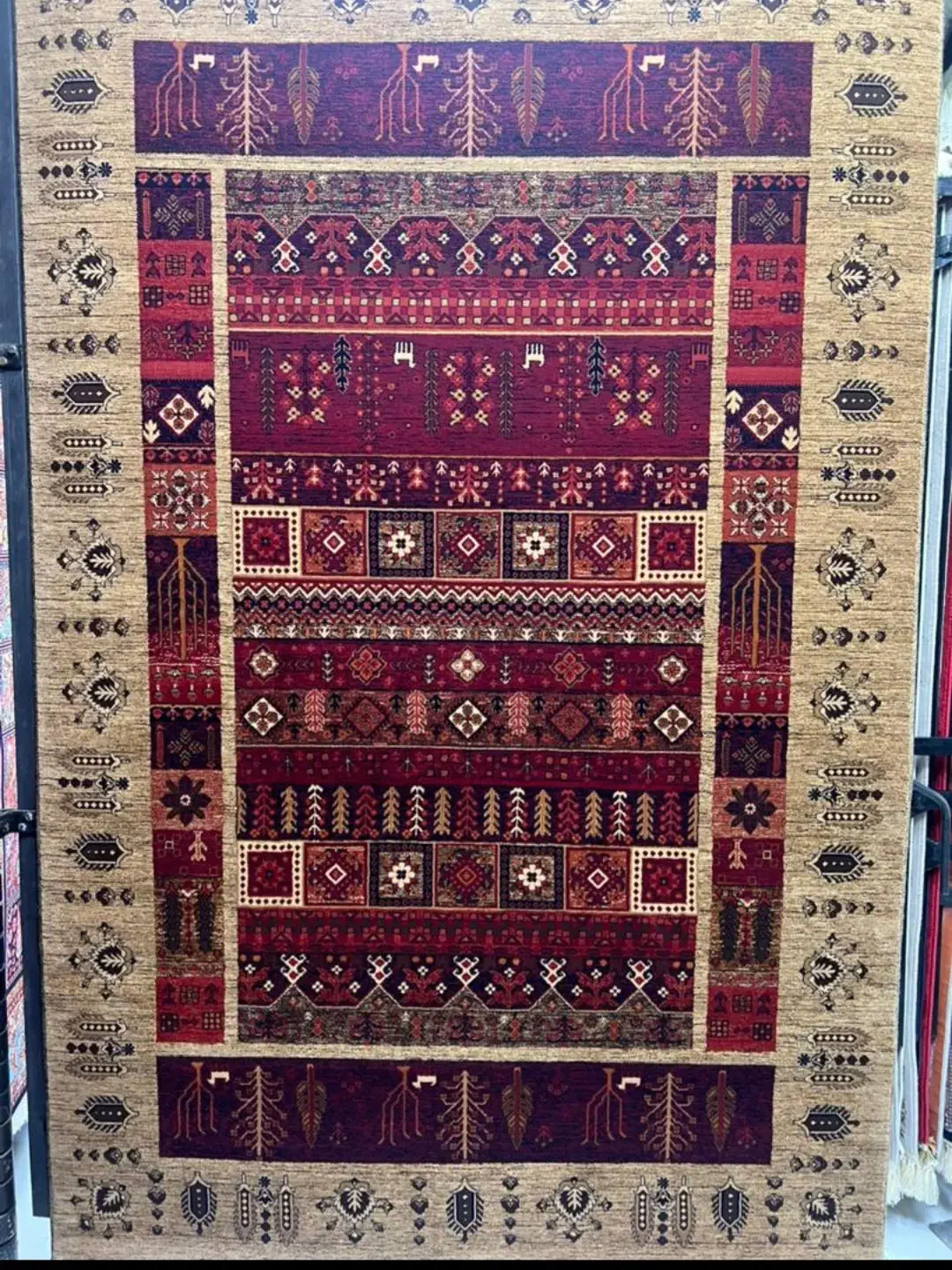 فرش درختی بژ فروشگاه تندیس ۲۰۶۷|فرش|قم, شاه ابراهیم|دیوار