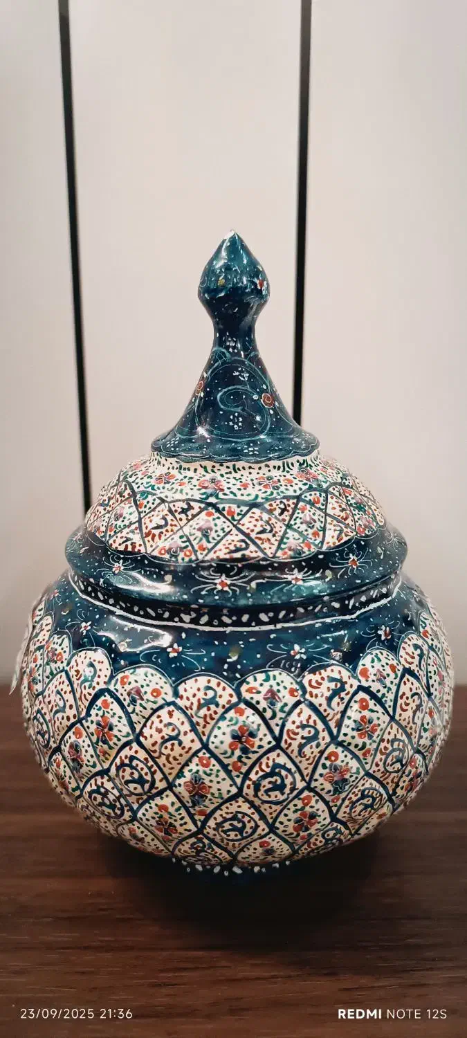 قندان میناکاری|صنایع دستی و سایر لوازم تزئینی|ایلام, |دیوار