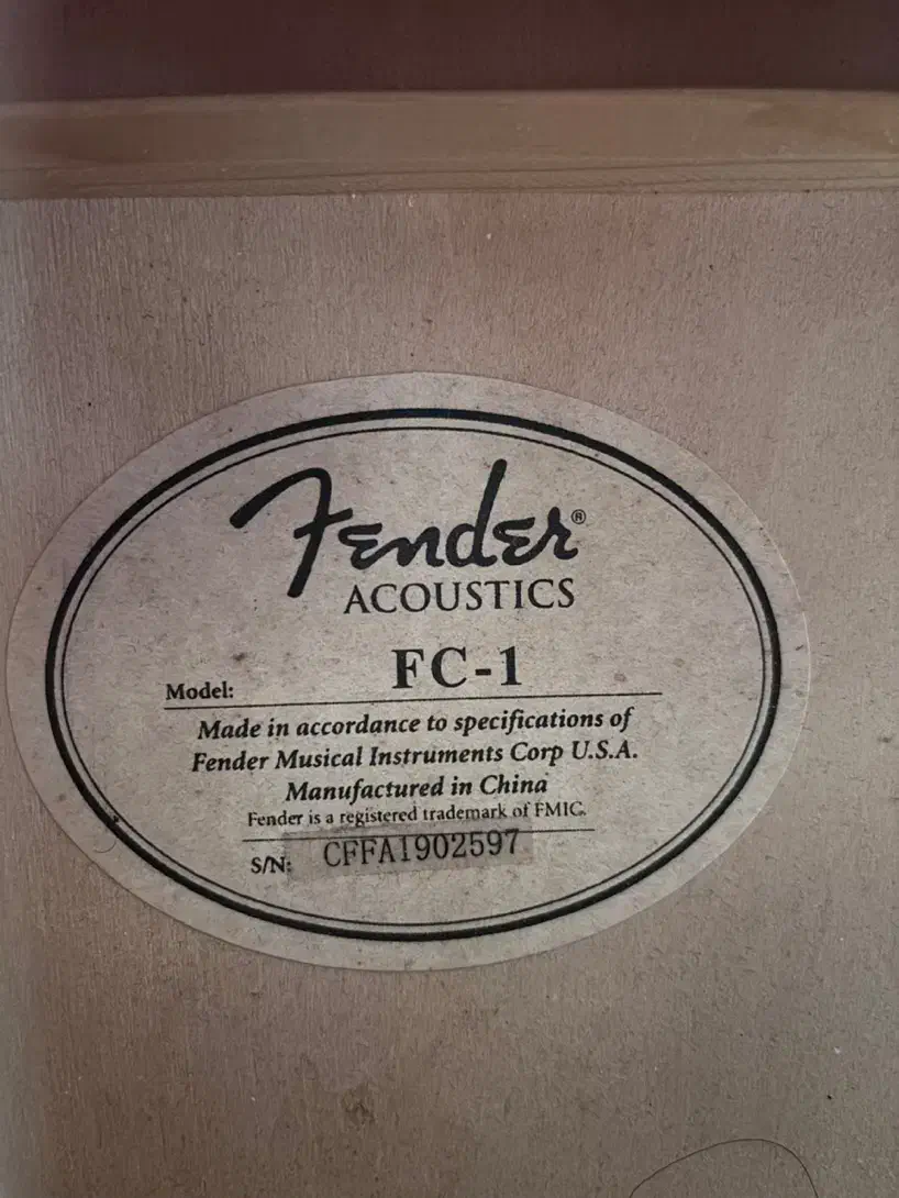 گیتار Fender مدل fc-1|گیتار، بیس، امپلیفایر|کرج, گوهردشت|دیوار