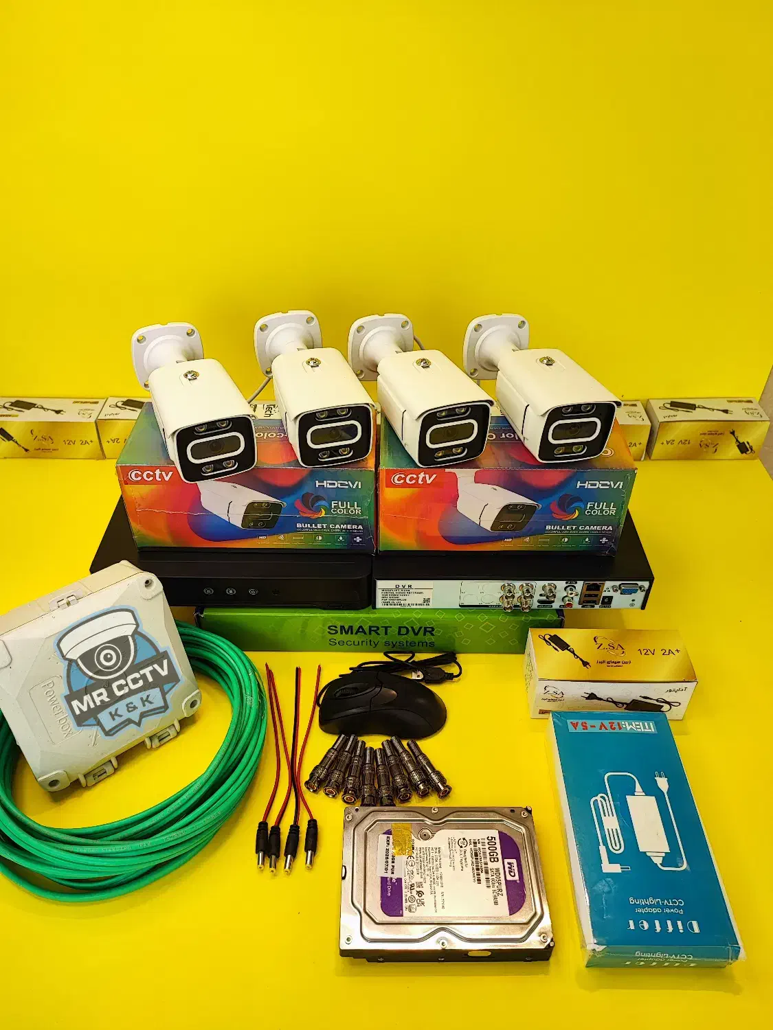 پک چهار دوربین مداربسته حرفه ای کد 2104|دوربین مداربسته|مشهد, اقبال|دیوار