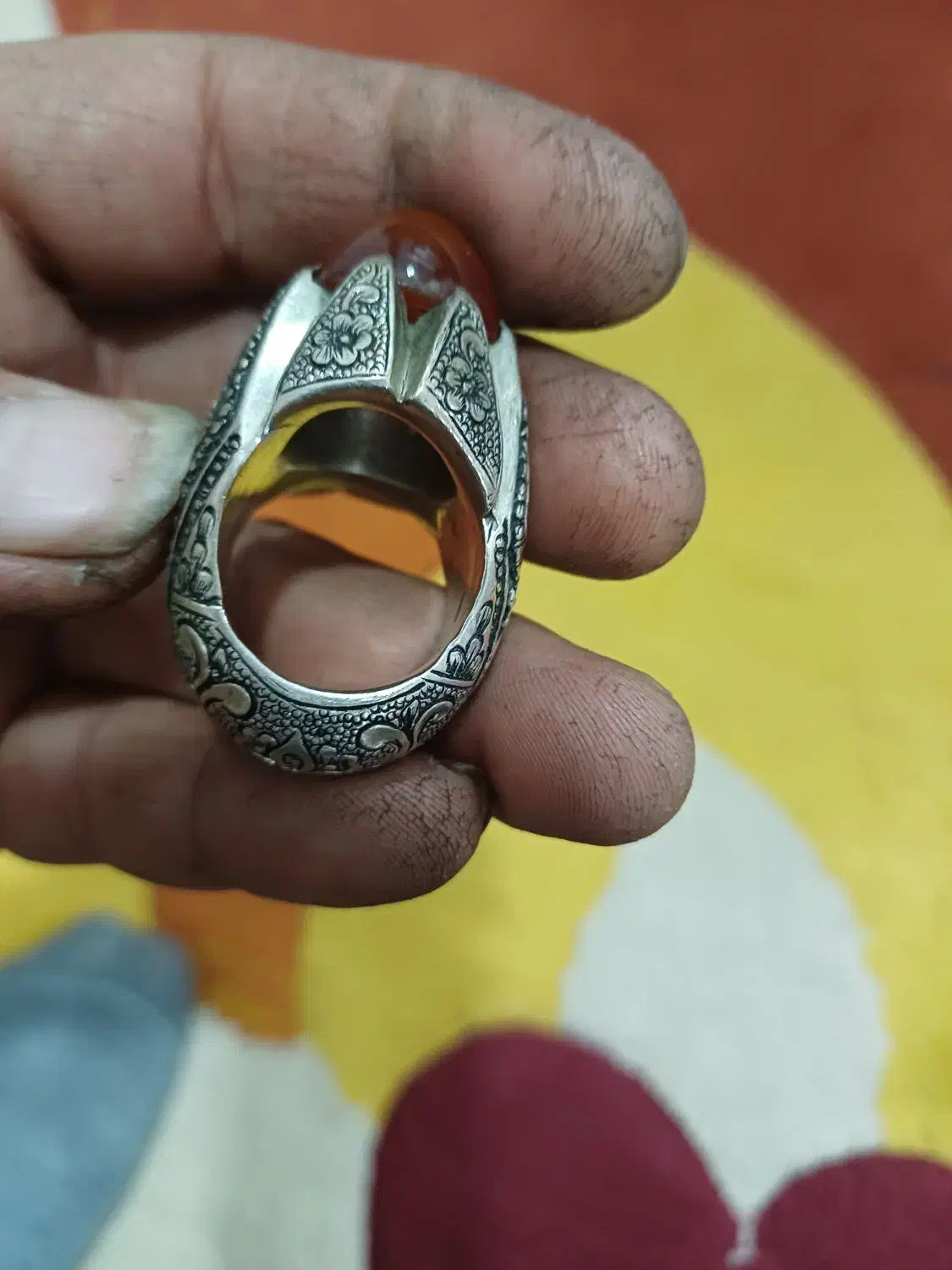 انگشتر عقیق یمنی|جواهرات|گنبد کاووس, |دیوار