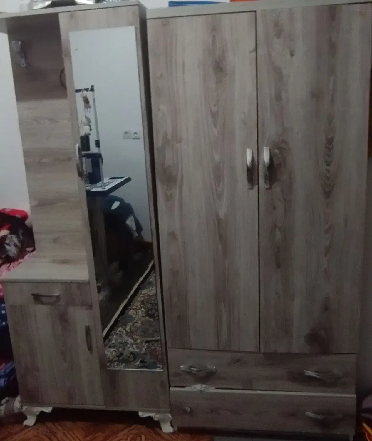 کمد|جاکفشی، کمد، دراور|خرمدره, |دیوار