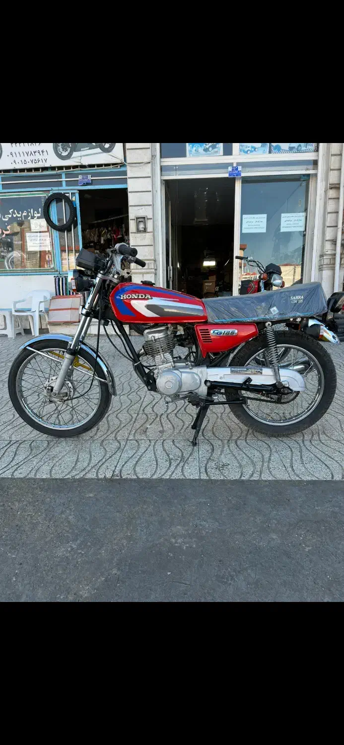 موتور مزایدی ۱۲۵|موتورسیکلت|بندر ترکمن, |دیوار