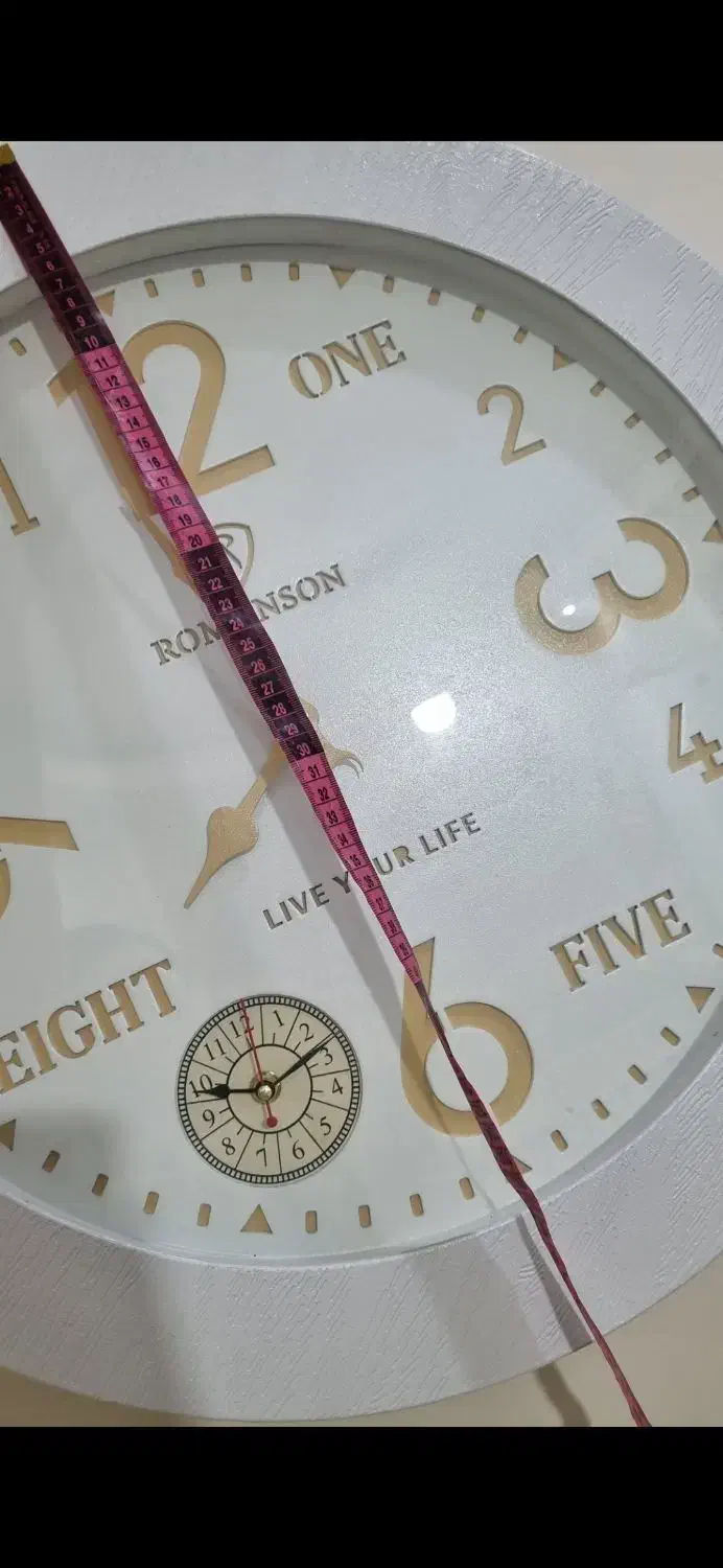 ساعت دیواری رومانسون با قطر ۵۵ نو و تمیز|ساعت دیواری و تزئینی|سبزوار, کوی بهار|دیوار