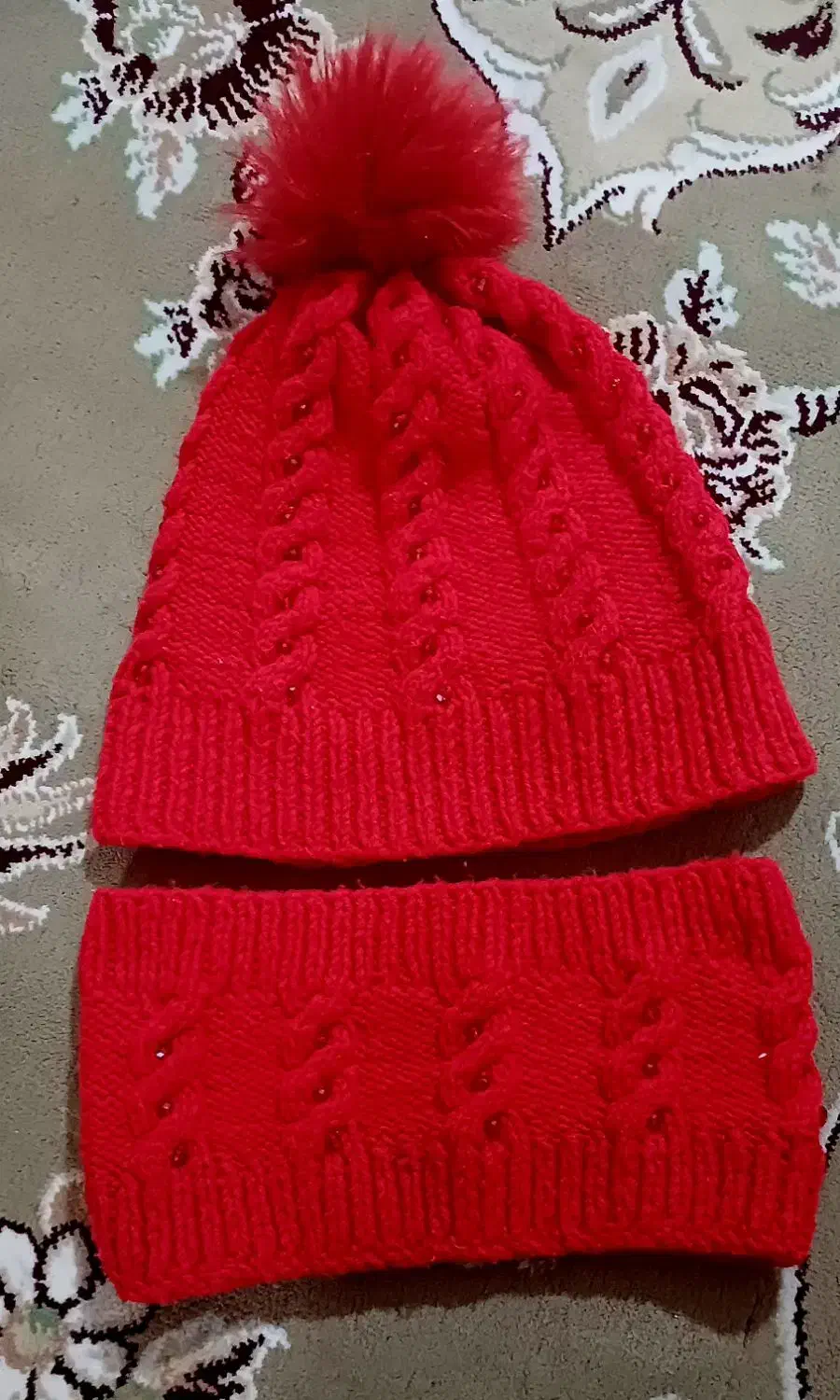 کلاه وشالگردن مرواریدی|کفش و لباس بچه|مشهد, کوی المهدی|دیوار